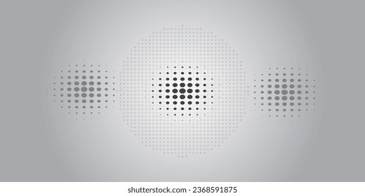 Abstract speed lines style black ,white and gray color halftone banner design template. Vector illustration.modern background.