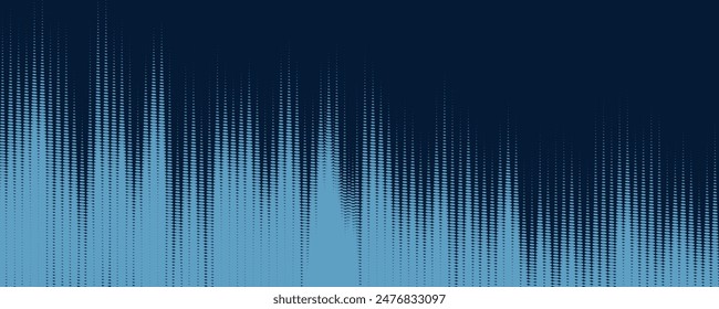 Plantilla de diseño de Anuncio de semitonos de color azul estilo líneas de velocidad Abstractas. Ilustración vectorial.