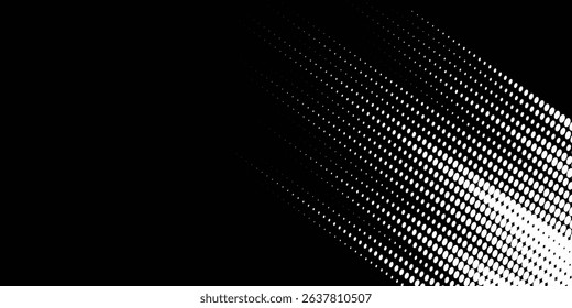 Abstract speed lines style blue color halftone banner design template.Dots halftone white blue color pattern gradient grunge texture background. Dots pop art comics sport style white and black