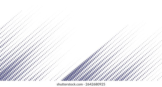 Abstract speed lines style blue color halftone banner design template.Dots halftone white blue color pattern gradient grunge texture background. Dots pop art comics sport style white.modern.