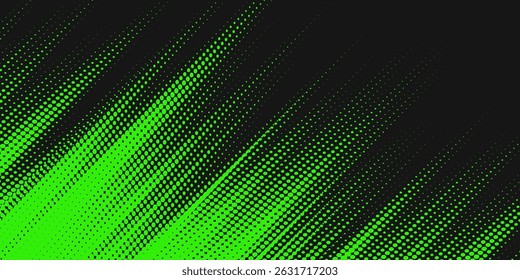 Abstrakte Linien Stil grüne Farbe Halbton Banner Design-Vorlage. Vector Grunge