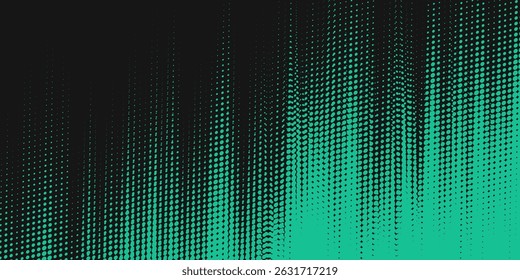 Abstrakte Linien Stil grüne Farbe Halbton Banner Design-Vorlage. Vector Grunge