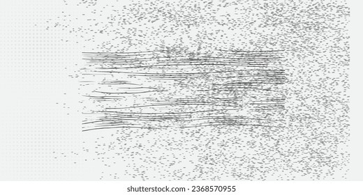 Abstract speed lines style orange color halftone banner design template. Vector illustration.modern background.