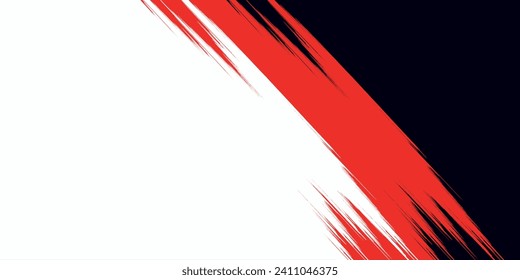 Abstract speed lines style orange color halftone banner design template. Vector illustration.