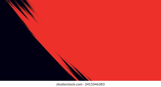 Abstract speed lines style orange color halftone banner design template. Vector illustration.