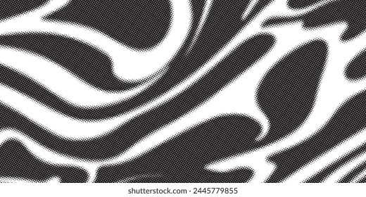 Abstract speed lines style orange color halftone banner design template. Vector illustration.