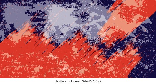 Plantilla de diseño de Anuncio de semitonos de color naranja de líneas de velocidad Abstractas. Ilustración vectorial.