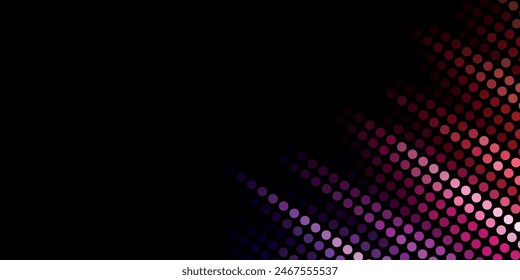 Abstract speed lines style orange color halftone banner design template