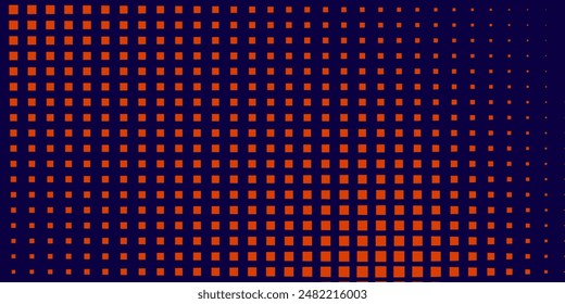 Abstract speed lines style orange color halftone banner design template. Vector illustration.vector