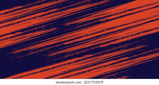 Modelo de design de banner de meio-tom de cor laranja estilo de linhas de velocidade abstratas. Ilustração vetorial.