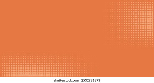 Líneas de velocidad Abstractas estilo Plantilla de diseño de Anuncio semitono de color naranja. Ilustración vectorial.