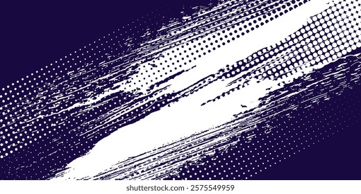 Abstract speed lines style orange color halftone banner design template. Vector illustration. eps 10