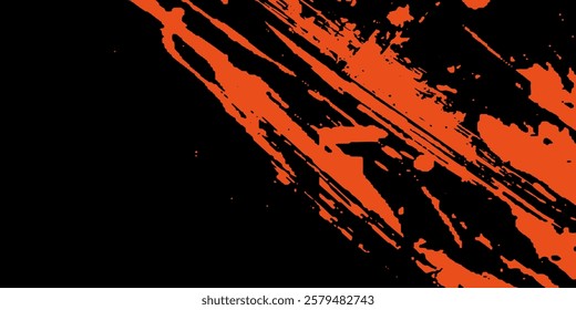 Abstract speed lines style orange color halftone banner design template. Vector illustration. modern halftone grunge vector sport halftone