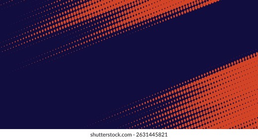 Abstrakte Linien Stil orange Farbe Halbton Banner Design-Vorlage. Vektor eps10