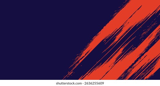 Abstrakte Linien Stil orange Farbe Halbton Banner Design-Vorlage. Vektordynamik
