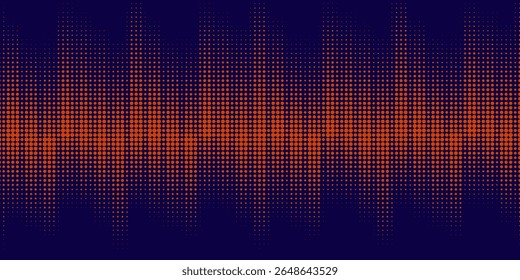Abstrakte Linien Stil orange Farbe Halbton Banner Design-Vorlage. Vektorgrafik.art