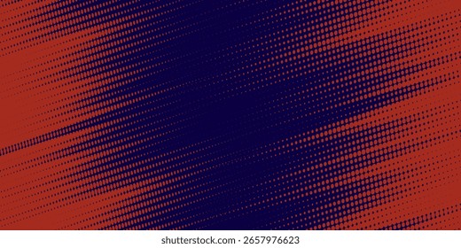 Estilo de líneas de velocidad Abstractas Plantilla de diseño de Anuncio de semitono de color naranja, EPS 10.