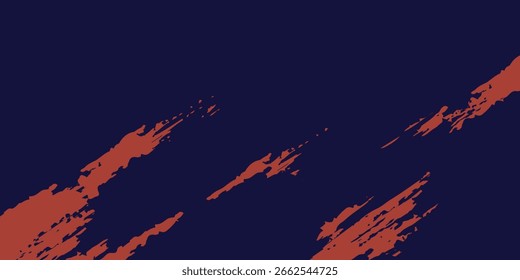 Abstract speed lines style orange color halftone banner design template. Vector illustration.
