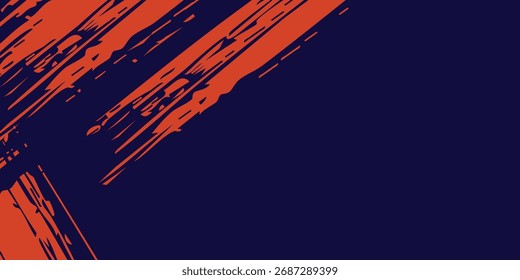 Abstrato velocidade linhas estilo cor laranja cor meio-tom banner design vetor