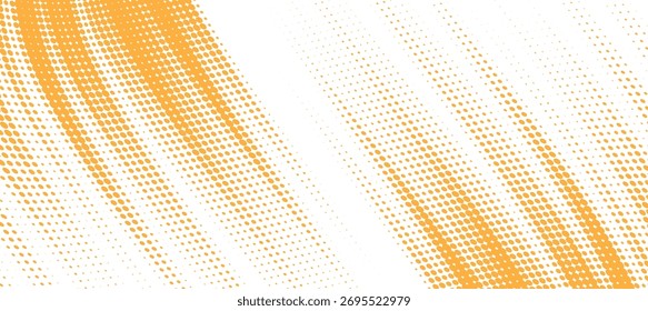 Linhas de velocidade abstrata estilo cor laranja cor meio-tom banner design template, Moderno, Eps 10.