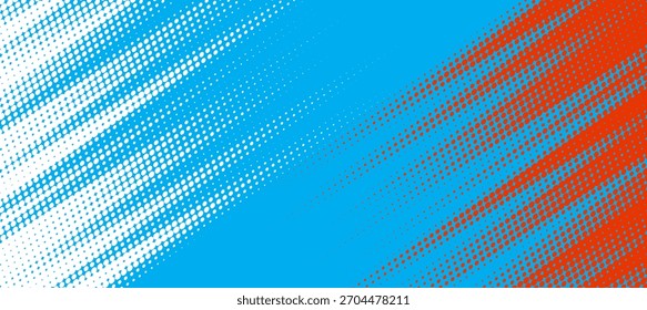 Abstrakte Linien Stil orange Farbe Halbton Banner Design-Vorlage. 
