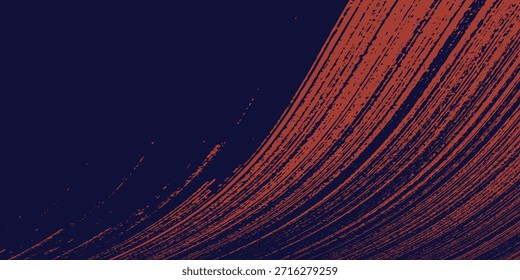 Abstrakte Linien Stil orange Farbe Halbton Banner Design-Vorlage. Vektor,eps 10     