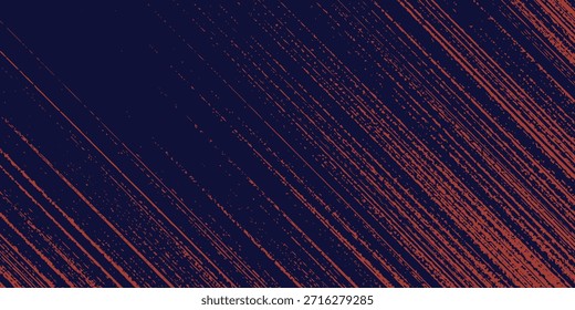 Abstract speed lines style orange color halftone banner design template. Vector illustration. eps10