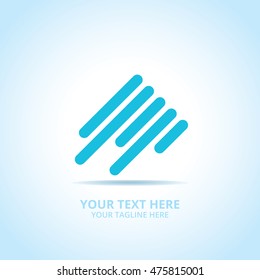 Abstract speed logo, design concept, emblem, icon, flat logotype element for template.