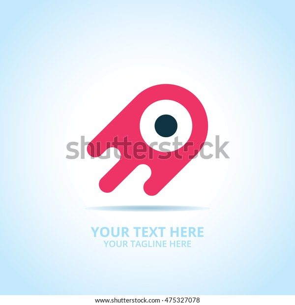 Abstract speed logo, design concept, emblem,\
icon, flat logotype element for\
template.