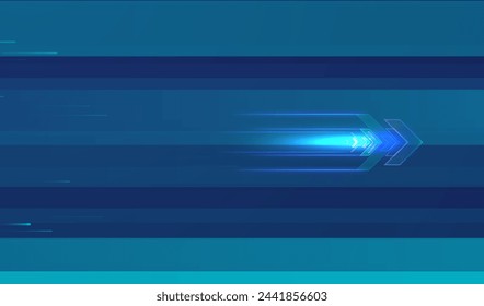 Abstract speed movement of arrows. Digital innovation concept for your design.