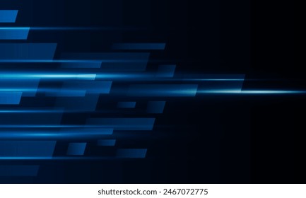 Abstract speed movement pattern with shiny glowing blurred line shape, gradient color template Hitech communication concept innovation background,  vector design