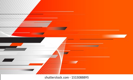 Abstract speed power geometric vector modern background