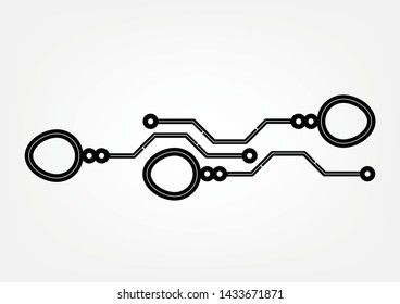 Abstract sperm icon, sperm icon and sperm vector that runs towards the egg. On a white background, competition concept