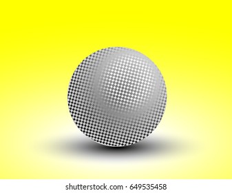 Abstract Sphere background advertising vector shiny colorful line yellow
