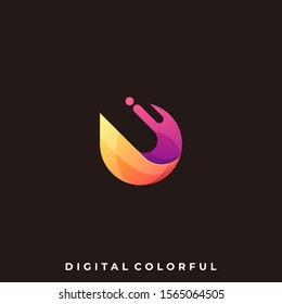Abstract Sphere Colorful Illustration Vector Design Template