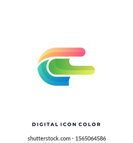 Abstract Sphere Colorful Illustration Vector Design Template