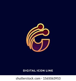 Abstract Sphere Dimensional Modern Icon Vector Template, Suitable for Creative Industry, Multimedia, entertainment, Educations, Shop, and any related business