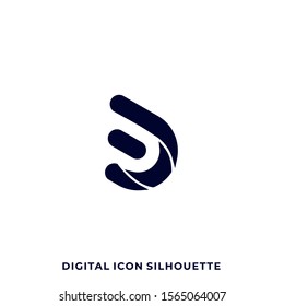 Abstract Sphere Dimensional Modern Icon Vector Template, Suitable for Creative Industry, Multimedia, entertainment, Educations, Shop, and any related business