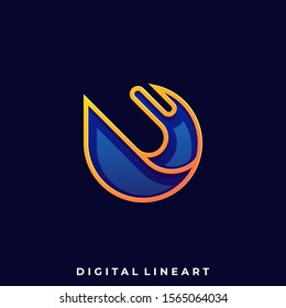 Abstract Sphere Dimensional Modern Icon Vector Template, Suitable for Creative Industry, Multimedia, entertainment, Educations, Shop, and any related business
