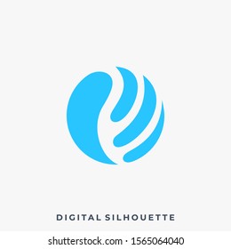 Abstract Sphere Dimensional Modern Icon Vector Template, Suitable for Creative Industry, Multimedia, entertainment, Educations, Shop, and any related business