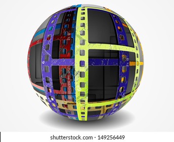 abstract sphere, film