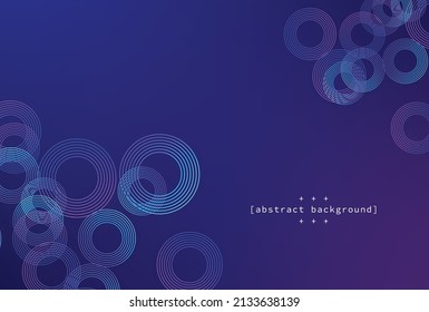 abstract sphere floating in gradient navy blue background can be use for decorative wallpaper technology product  presentation advertisement website template vector eps.