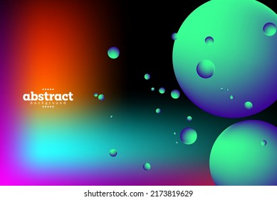 abstract sphere with floating particle in gradient blue background for advertisement poster website banner technology product presentation package design vector eps.