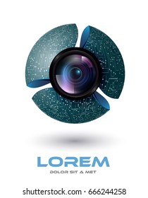 Abstract sphere icon
