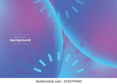 abstract sphere and line form in round shape on gradienrviolet background can be use for food drinking label technology product advertisement   notebook cover vector eps.