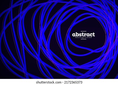 abstract sphere line in navyblue on dark theme background. vortex science theme wallpaper can be use for advertisement poster website banner notebook cover product package design vector eps.