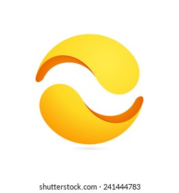 Abstract sphere logo
