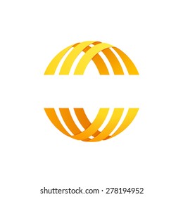 Abstract sphere logo
