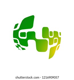 Abstract sphere molecules design. Vector illustration. Group of atoms for chemistry concept
