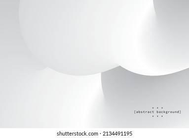 abstract sphere scramble in gradient grey on white modern art background can be use for product label technology advertisement notebook cover website template vector eps.